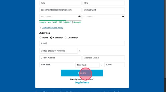 Sign Up