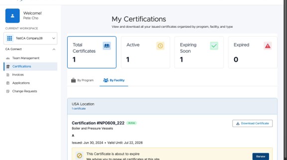 See all certifications