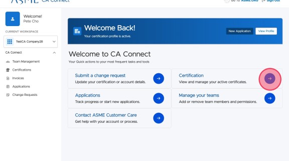 "Certification"